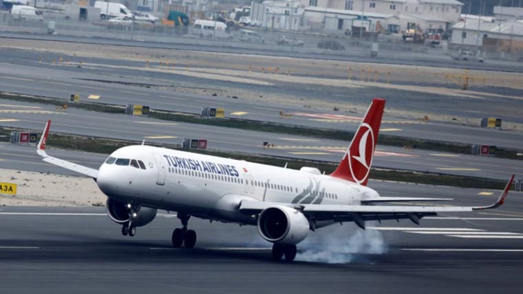  ترک طیارے سے پرندہ ٹکرا گیا