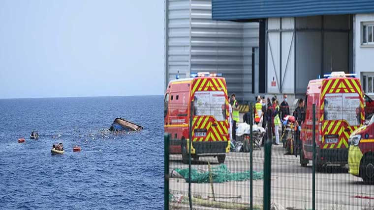 کشتی کے ذریعے برطانیہ  جانیوالی خاتون اور بچہ ہلاک 