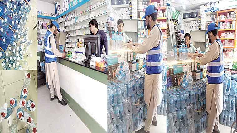 سیالکوٹ:منرل واٹر کی 28 کمپنیوں  کے نمونے اسلام آ بادارسال 