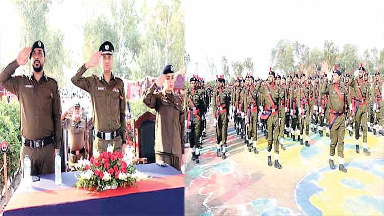  تربیت مکمل کرنیوالے787کانسٹیبلوں کی پاسنگ آؤٹ پریڈ 