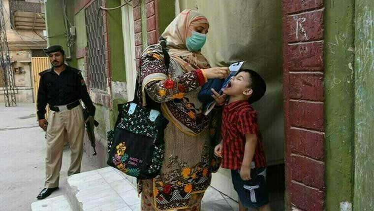 انسداد پولیو مہم کیلئے سخت  سکیورٹی اقدامات