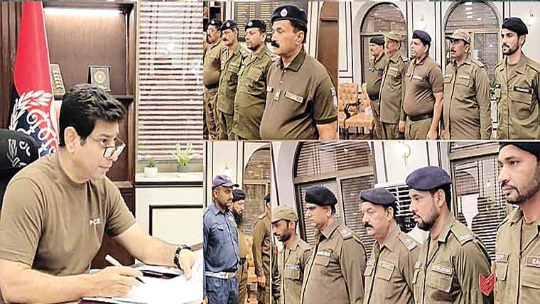 سیالکوٹ:غیر تسلی بخش کارکردگی، ناقص  تفتیش پو لیس اہلکاروں کو سزائیں 