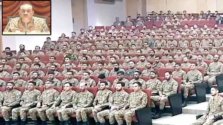 بھارت کیساتھ مستقبل میں کشیدگی کا خطرہ بڑھ گیا:چیئرمین جوائنٹ چیفس آف سٹاف کمیٹی:دہشتگردی کیخلاف جنگ میں دشمن کو مکمل شکست دینگے:فیلڈ مارشل