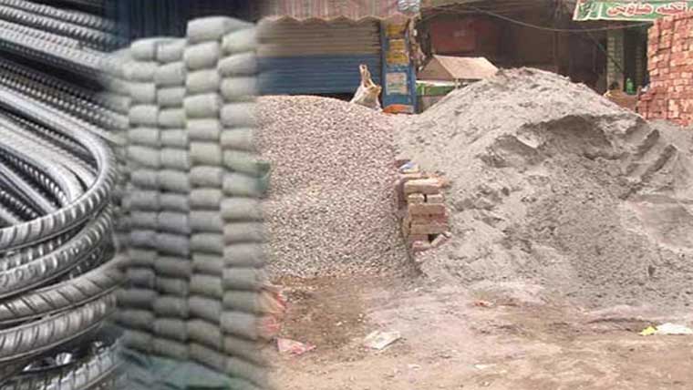 بلڈنگ میٹریل کی قیمتوں میں  اچانک اضافہ، تعمیراتی کام رک گئے