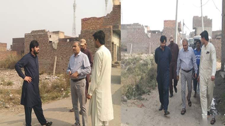  ایم ڈی واسا کا کوہلووالہ اور کوروٹانہ  میں سیوریج لائن بچھانے کا جائزہ