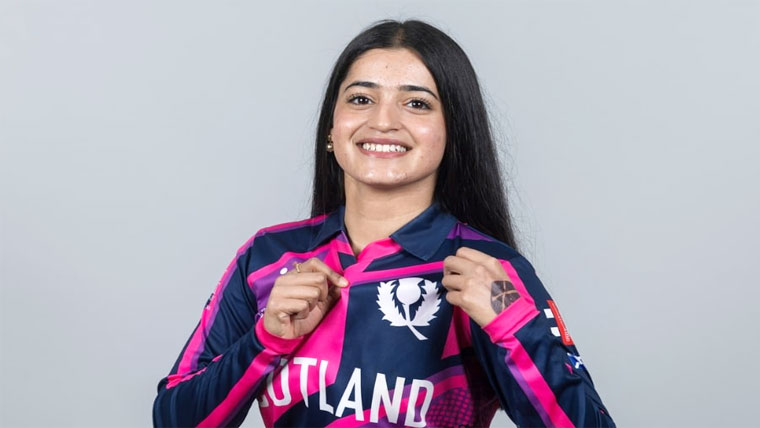 پاکستانی نژاد نیما شیخ سکالر شپ حاصل  کرنیوالی سکاٹ لینڈ کی پہلی کرکٹر 