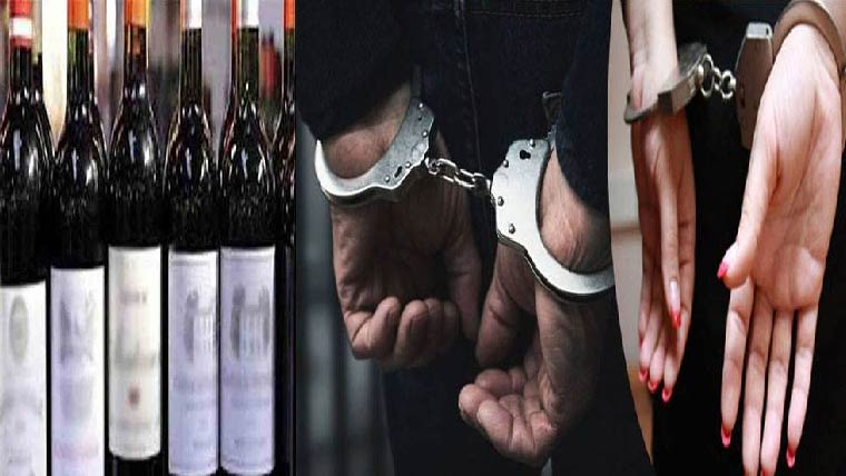  شراب سپلائی پرمیاں بیوی گرفتار 