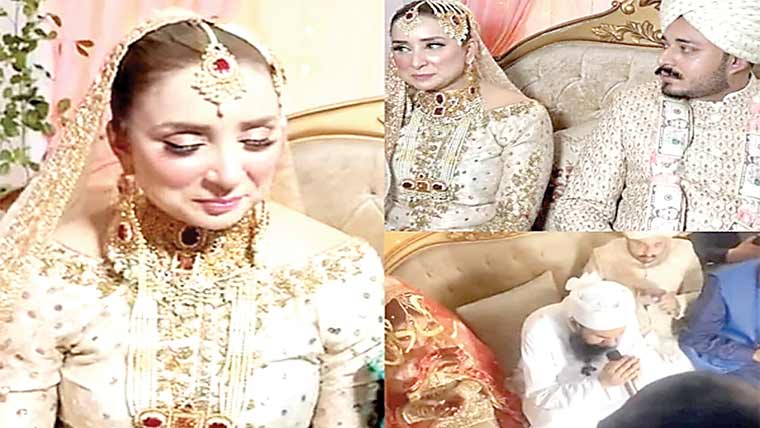  انفلوئنسر ڈاکٹر نبیہا رشتہ ازدواج میں منسلک، طارق جمیل نے نکاح پڑھایا 