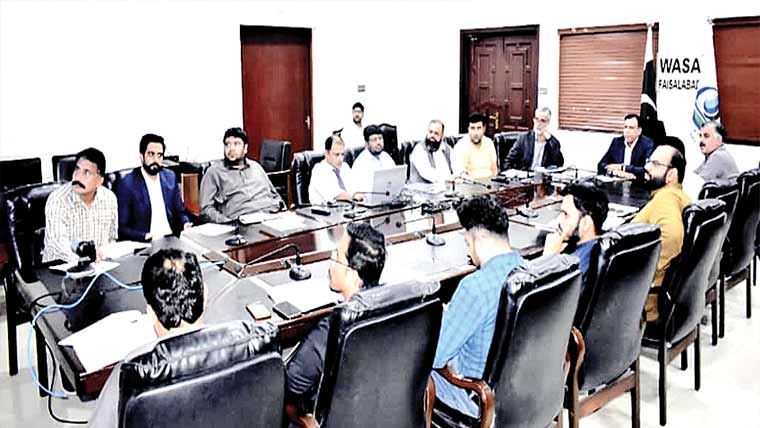  ترقیاتی کام :ہر ہفتے دو ہزار فٹ پائپ لائن بچھانے کی ہدایت