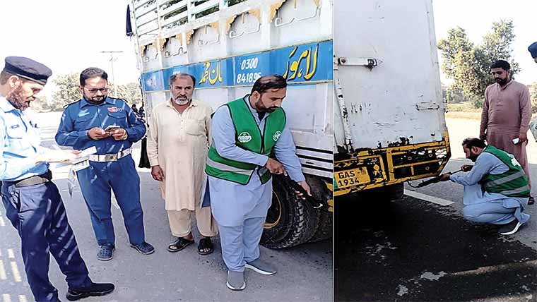 گجرات:دھواں چھوڑنے اور ایل پی  جی سلنڈر والی گاڑیوں کیخلاف کارروائی 