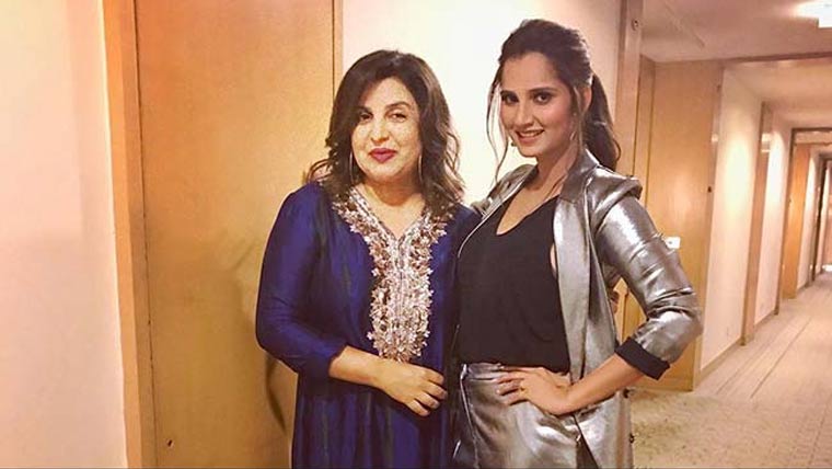 شعیب سے طلاق کے بعد ثانیہ کو گھبراہٹ کے دورے پڑے :فرح خان 