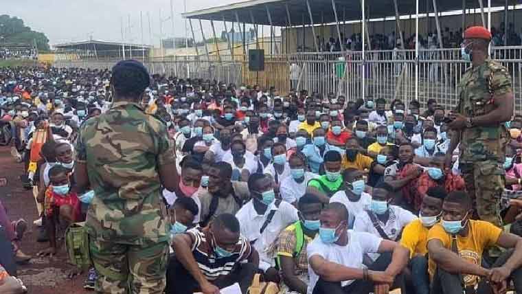 گھانا میں فوجی بھرتی کے  دوران بھگدڑ، 6 افراد ہلاک 