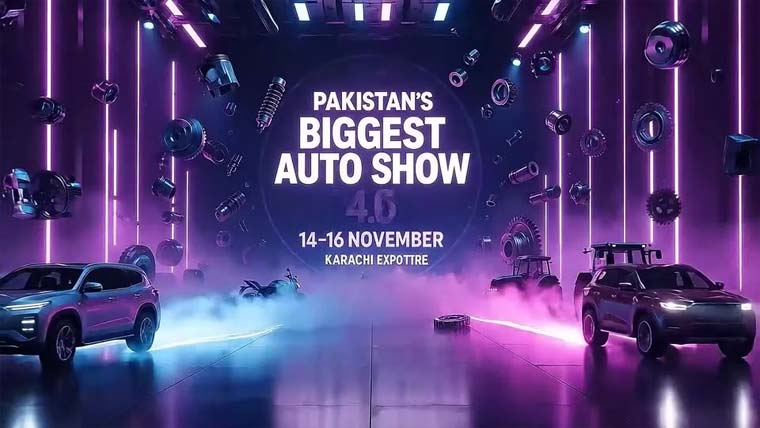 کراچی ایکسپو سینٹر میں آٹو شو کاآغازآج سے ہوگا