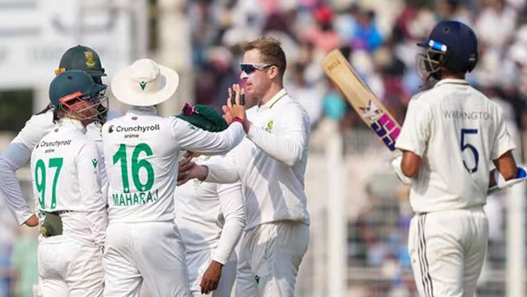 کولکتہ ٹیسٹ، بھارت 93 رنز پر ڈھیر، افریقا کی تاریخی فتح