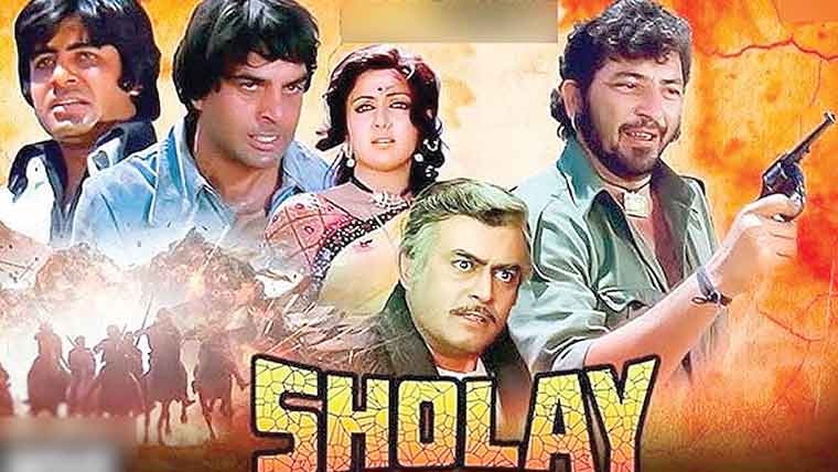 بھارتی فلم شعلے 50برس بعد نئے اختتام کیساتھ ریلیز کیلئے تیار 