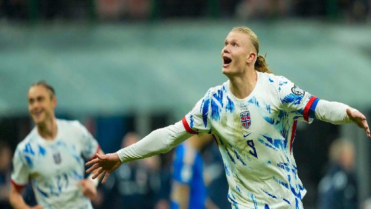 ناروے نے 28سال بعد ورلڈ  کپ فٹبال تک رسائی حاصل کرلی 