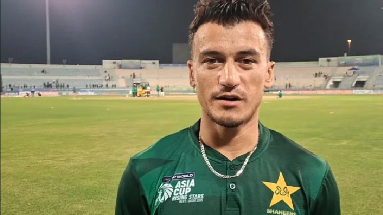 بھارت کے خلاف میچ جیتنے کا  احساس بہترین:معاذ صداقت 