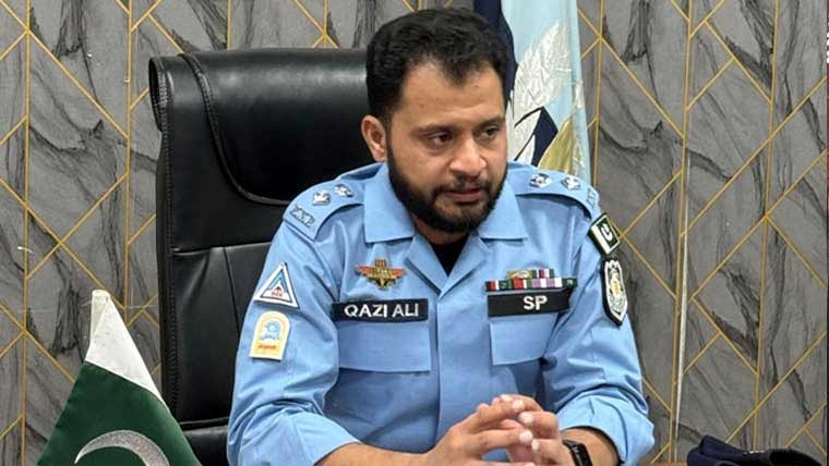  ایس ایس پی آپریشنز کا ناکوں کا دورہ  چیکنگ مزید سخت کرنیکی ہدایت 