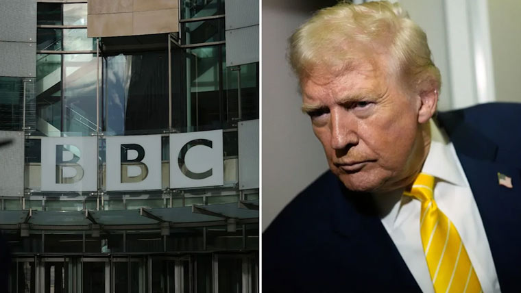  بی بی سی نے ٹرمپ کے ہتک عزت  مقدمہ کرنے پر مقابلے کا اعلان کردیا 