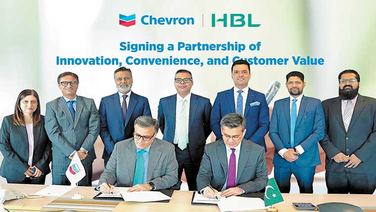  شیورون پاکستان لبریکنٹس اور ایچ بی ایل میں شراکت