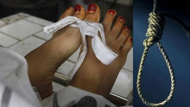 خاتون کی پھندا لگی لاش برآمد