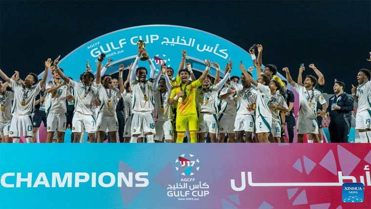 سعود ی عرب نے چھٹی  مرتبہ گلف کپ جیت لیا