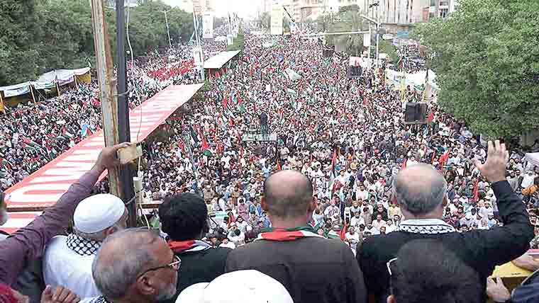 فلسطین کا دو  ریاستی حل نا منظور:وزیراعظم پاکستان میں حماس کا دفتر کھولنےکا اعلان کریں:حافظ نعیم