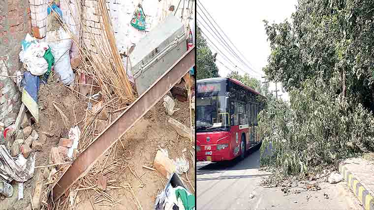 پنجاب :طوفانی  بارش  سے  تباہی،2افراد  جاں  بحق ،کئی  زخمی:بحیرہ  عرب  میں  طوفان  کا  ایک  او ر الرٹ