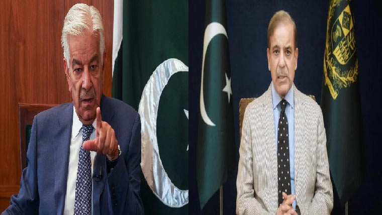 حکومت  اور  فوج  کے  صبر  کا  پیمانہ  لبریز  ہوچکا:جہاں  دہشتگردوں  کی  پناہ  گا ہیں  ہونگی  وہاں  سب  کو  بھگتنا  پڑے  گا:وزیر  دفاع