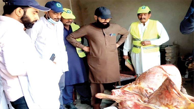 فوڈ اتھارٹی کی کارروائی، 150 کلو مضرِ صحت گوشت برآمد