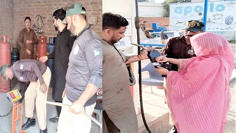  غیر قانونی پٹرول و گیس ریفلنگ  کرنیوالوں کے خلاف کارروائیاں