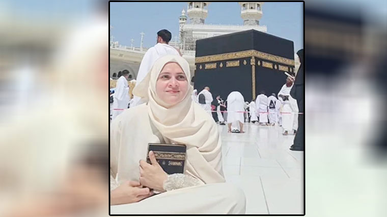 اریج فاطمہ نے کینسر سے  صحتیابی کے بعد عمرہ ادا کرلیا