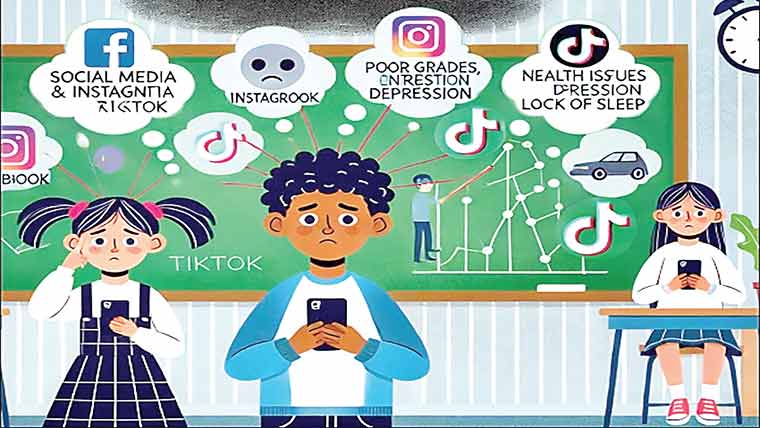 سوشل میڈیا بچوں کی ذہانت کم کر رہا :نئی امریکی تحقیق 