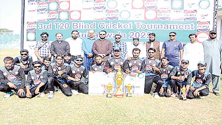 بہاولپور نے ٹی 20بلائنڈ کر کٹ ٹورنامنٹ جیت لیا