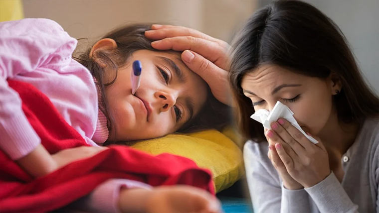  موسمی بیماریاں ، نزلہ، کھانسی،بخار کے مریضوں میں اضافہ
