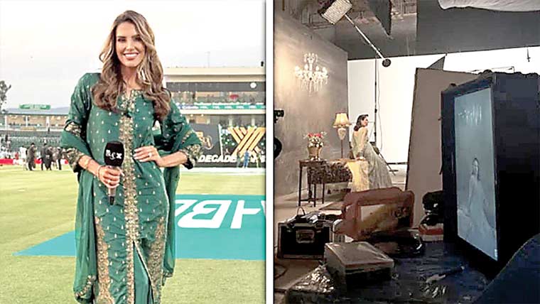  سپورٹس پریزنٹر ایرن ہالینڈ کے دیسی انداز کے چرچے 