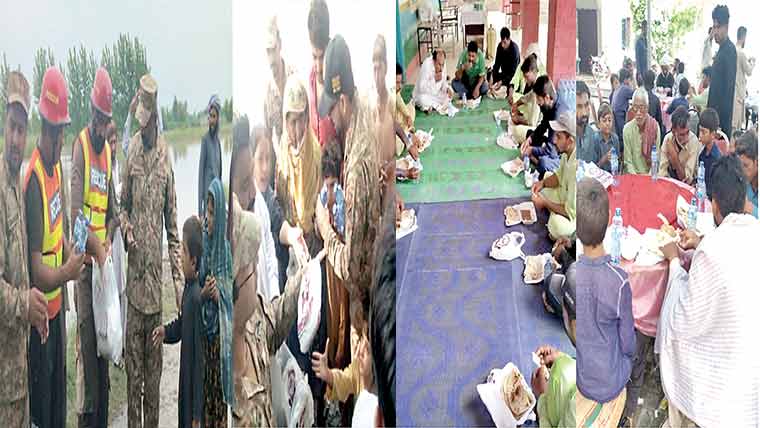  کوٹ مومن کے سیلاب سے متاثرہ علاقوں میں ریسکیو اور بحالی کیلئے بھرپور آپریشن