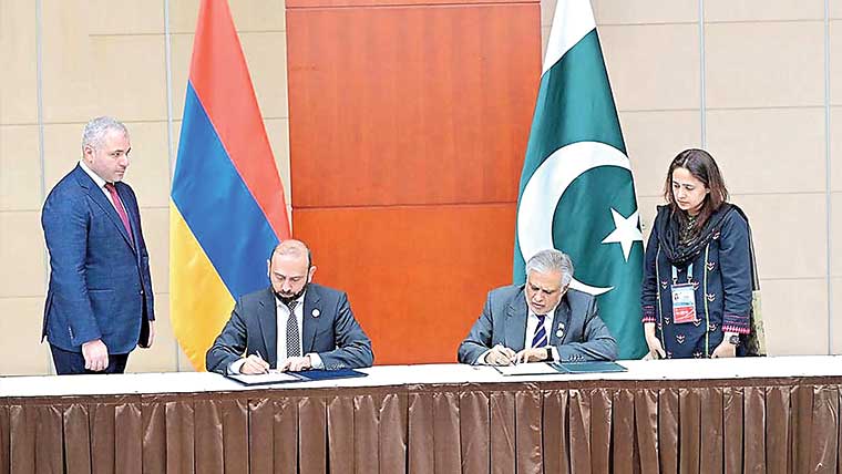 پاکستان اور آرمینیا کے درمیان باضابطہ سفارتی تعلقات قائم 
