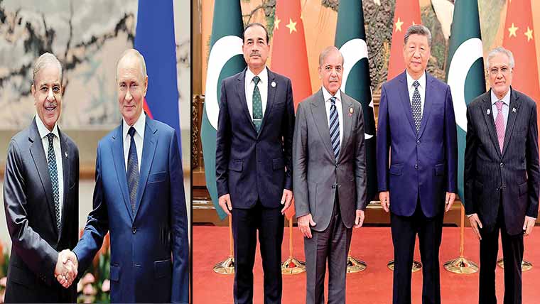 شہباز شریف کی پوٹن اور شی جن پنگ سے ملاقاتیں:روس سے قریبی تعلقات،چین سے مضبوط شراکت داری کا عزم