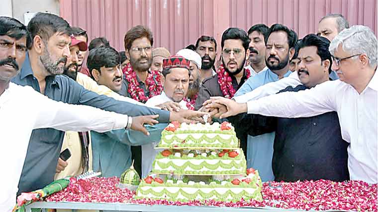  لیبر یونین کی جانب سے جشن  عیدمیلادالنبیؐ کی تقریب