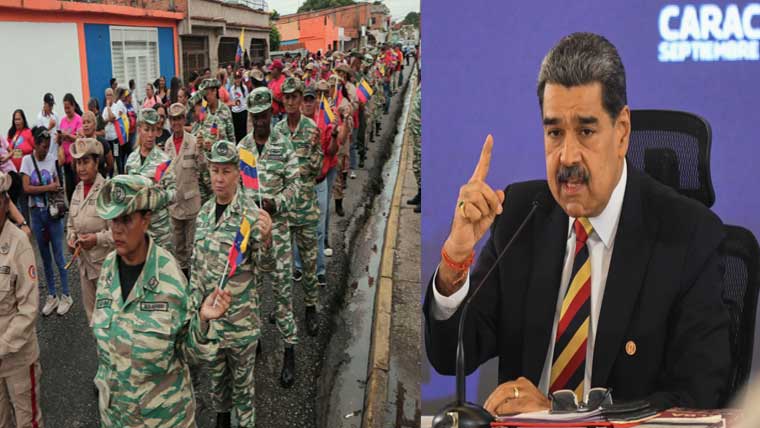  امریکا سے کشیدگی ،وینزویلا نے  25 ہزار فوجی سرحد پر تعینات کر دئیے