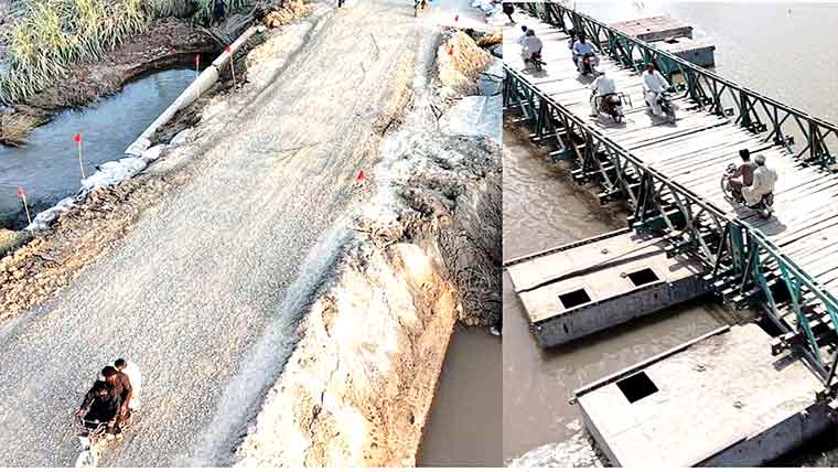  کمالیہ چیچہ وطنی روڈ چھوٹی ٹریفک کے لیے بحال کر دیا گیا 