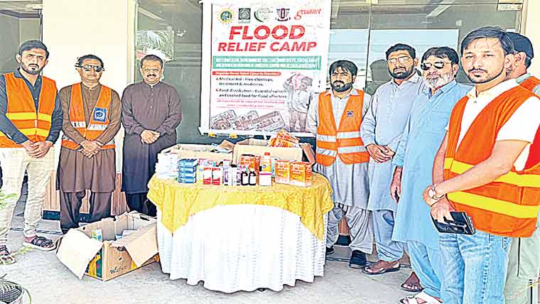 او آئی سی کامسیٹک کا سیلاب متاثرین کیلئے ریلیف آپریشن 