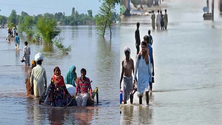 سیلاب : جنوبی پنجاب کی بستیوں میں بدستور پانی، سندھ میں 1 لاکھ 81 ہزار افراد متاثر 