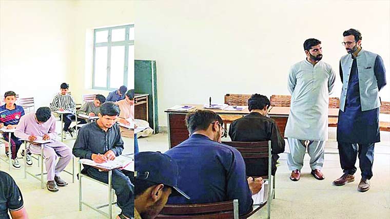  ٹو بہ ٹیک سنگھ:ڈپٹی کمشنر کا  میٹرک کے امتحانی مرکز کادورہ 