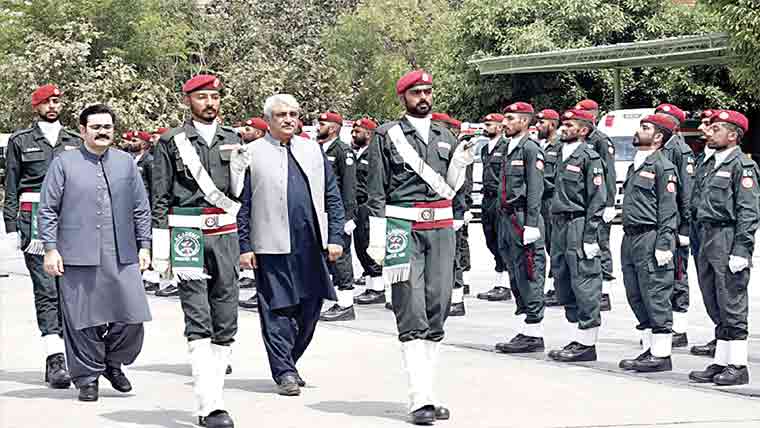  بلو چستان سے تعلق رکھنے والے 87 ریسکیورز سے حلف 