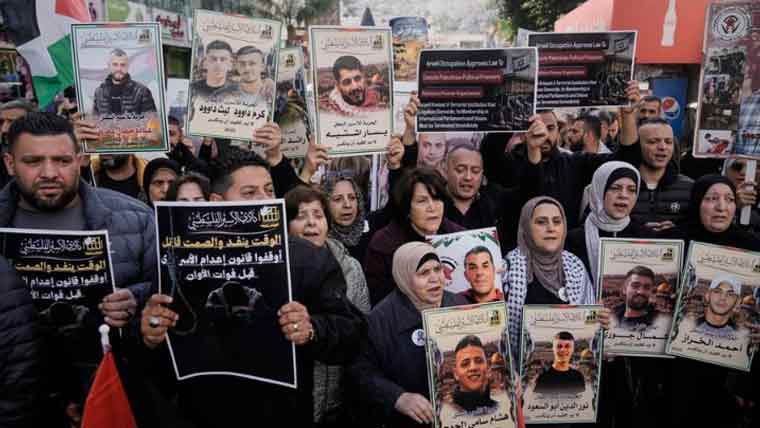 سزائے موت قانون کیخلاف  فلسطین میں ہڑتال ،مظاہرے 