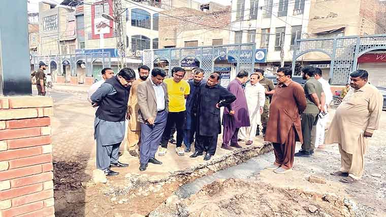 سیوریج لائن بچھانے کے لیے مقامات کی نشاندہی مکمل 