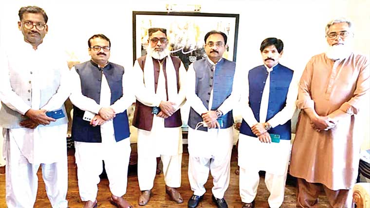  میلسی پریس کلب وفد کی صوبائی وزیر نعیم بھابھہ سے ملاقات