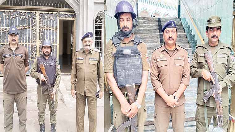 تمام مساجد و امام بارگاہوں پر سیکیورٹی کے سخت اقدامات 